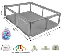 Parc pour bébé - Modèle HN-669-1820 - Pour l'intérieur et l'extérieur - Barrière de sécurité portable de voyage - Barrière de sécurité robuste pour les tout-petits de 1 à 2 ans - Couleur HN-669-1820