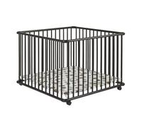 Geuther Parc Belami + Fond Reglable 97 X 97 X 71 Cadre Wenge Decor Vert D Eau