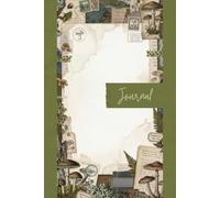 Parched Mushroom Cottagecore Junk Journal Pages - 6x9 Aesthetic Paper - 100 Decorative Writing Sheets with Vintage Woodland Mycology, Field Notes, Tree Bark, and Forest Botanical Collage Textures