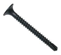 PARCO Deutsche Premium Lot de 1000 vis pour cloison sèche - Vis pour cloison sèche - Vis pour cloison sèche - Noir - 3,5 x 25 mm - Avec pointe de forage PH2 Type 142