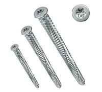 Parco Lot de 100 vis Torx TX30 à tête fraisée, argent, 604TOP75X52