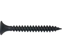 PARCO Lot de 250 vis allemandes de qualité supérieure - Pour cloison sèche - Vis pour plaque de plâtre - Noir - Filetage fin PH2 - 4,8 x 90 mm