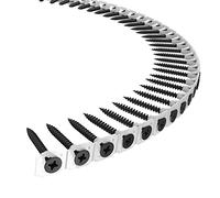 PARCO Vis Placo en Bande Filetage Fin 3,9 x 45 mm - Vis en Bande pour Plaque de Plâtre sur Rail Métallique - Compatible avec Visseuse