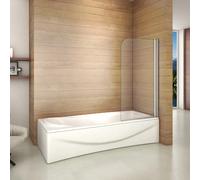 Pare-baignoire 70x130cm en verre pivotant à 180°