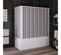Pare-Baignoire 70x170 CM en Pvc mod. Flex avec ouverture centrale