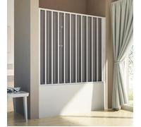 Pare baignoire de douche 170 CM H150 PVC mod. Delfi avec ouverture latérale