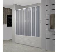 Pare-baignoire pliante en pvc blanc 170 cm latérale h 150 cm mod. Flex