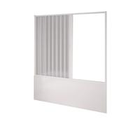 Paroi Pare-Baignoire 170-140 CM en Pvc mod. Nova Kit Vasca avec ouverture latérale