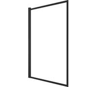 Pare baignoire rabattable 75x130cm - Finition Noir Mat - DARK CONTOURING SCREEN