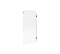 Pare baignoire réversible aux angles arrondis style industriel - 80 x 140 cm - TIMOUR