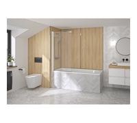 Pare Bain Samoa 80 Blanc Transparent - KINEDO PB150BTN