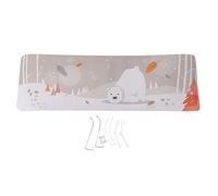 Pare-brise de climatiseur, unités de climatisation de fenêtre de protection contre les intempéries pour les maisons Déflecteur de direction du vent AC Montage mural universel (Tapez 3)