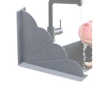 Pare-éclaboussures d'angle de douche - Ventouse - Grand bloc esthétique en | Protection anti-éclaboussures pour baignoire, douche, bloqueur d'eau pour maison, salle de bain, lavabo, comptoir, lavabo