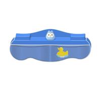 Pare-éclaboussures de Tablette avec 4 poches en mesh, et accessoires salle | Support Plateau pour Bain 4 Poches En Filet Accessoires Salle De Bain Et Bain