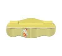Pare-Éclaboussures Enfant Étagère De Bain 4 Poches Mesh, Zone Et Rangement