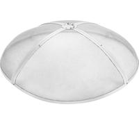 Pare-étincelles pour foyer extérieur rond 40 pouces, couvercle en acier renforcé très résistant, couvercle pour foyer extérieur, couvercle rond facile à ouvrir avec poignée annulaire pour foyers extér
