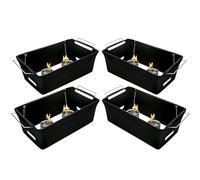 Pare-feu pour brasero, coupe-vent, résistant au vent, pour événements en plein air, buffet, restauration, cour, patio, barbecue, fête, camping, mariage