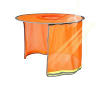 Pare-pour Casque De Chantier - Haute Visibilité Bande Réfléchissante - Protection Solaire Chantier,pour Toiture Peinture Travaux Publics Chaleur Estivale Chantiers Routiers