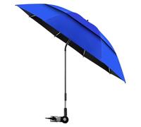 Pare-soleil à clip pour chaise de jardin double bâche portable réglable A | Parapluie pour chaise longue, voyage, plage, vacances, camping, pique-nique, patio, chariot de golf