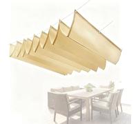 Pare-soleil de pergola rétractable - Voile d'ombrage de rechange imperméable pour terrasse et terrasse