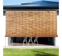 Pare - Soleil, Protection de la Vie privée Roll - up Rideau, Installation Facile/perméable à la lumière, imperméable à l'eau, Respirant/spécial for la Cour(W130xH120CM)