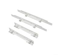 Pare-vent en acier inoxydable 43,2 cm 4 pour plaque de protection en acier | Design à 4 panneaux, ajustement de 43,2 cm, stabilise la flamme, bloque les fortes rafales, matériel de montage facile inclus