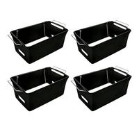 Pare-vent Pour Foyer - Ensemble De Panneaux De Protection En Verre Coupe-vent Ignifuge Et Robuste, Écran Pare-flamme De Sécurité Extérieure | Solution Stable De Contrôle De La Chaleur Pour La Fête De