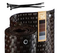 Pare-vue KADAX pour balcon, terrasse, clôture, 0,9 x 3 m, marron foncé