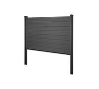 Pare-vue WPC Sarthe poteaux WPC à sceller élément de base, 195cm anthracite