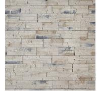 Parement imitation pierre alaska beige bleuté DECOON 0 52 m2