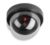 PARENCE - Caméra Factice Dome avec LED Clignotante - Effet Réaliste - Installation Simple - Ø 12 cm