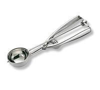 PARENCE.- Cuillère à Glace Inox 24 cm - Portionneur avec Tête de 6 cm - Manche Long et Poignée à Gâchette - Pour Glace, Acier