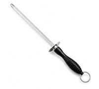 PARENCE Fusil Aiguiseur pour Couteaux - Aiguiseur Manuel de Cuisine - Manche Ergonomique avec Anneau d’Accroche - 18 cm
