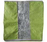PARENCE.- Lot de 3 Pochettes de Rangement Sous Lit avec Poignées 50 * 45 * 30 CM/Kit de 3 sacs de Rangement avec Fermeture Eclair - Rangement Vêtements, Linges, Oreillers, Jouets - Couleur Vert