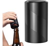PARENCE - Ouvre-Bière Magnétique Automatique Ouvre-Bouteille Push-Pull Décapsuleur Accessoires De Cuisine Automatique pour Maison, Bar, Restaurant, Noir