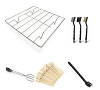 PARENCE.- Pack Barbecue & Grill - Pinces, Brosses, Brochettes & Ustensiles | Cuisson Viande, Nettoyage Grille, BBQ, Cuisine Extérieure