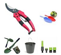 PARENCE.- Pack Jardinage & Potager - Pots, Outils, Gants, Sécateur, Arrosage | Plantation, Entretien, Désherbage, Jardin Maison