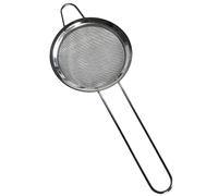PARENCE.- Passoire à Maille Fine en Acier Inoxydable - Tamis de Cuisine de 8cm de Diamètre - Outil Essentiel pour la Cuisson et la Pâtisserie, Gris