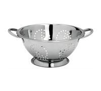 PARENCE.- Passoire Double Anse en Acier Inoxydable - Tamis de Cuisine 24cm de Diamètre - Polyvalent, Robuste, Inox, Gris