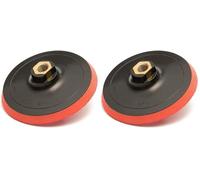 PARENCE.- Plateau de Ponçage 125mm M14 avec Adaptateur - Disque Support pour Meuleuse et Perceuse - Compatible Ponceuse Orbitale - Vitesse 12 500 tr/min) (Lot de 2)