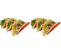 PARENCE.- Support à Tacos en Plastique - Contenance Double et Maintien Parfait - Couleur Aléatoire (Lot de 2)