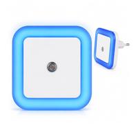 PARENCE. Veilleuse LED avec Capteur Crépusculaire - Lampe de Nuit Automatique sur Prise 230V - Éclairage pour Chambre, Couloir, Escalier et Salle de Bain - Couleur Aléatoire