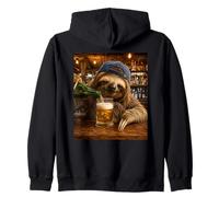 Paresseux Buvant de la bière Paresseux drôles Meme Sweat à Capuche