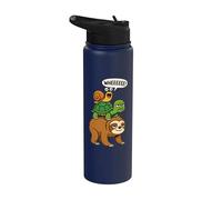 Paresseux, tortue et escargot | Animal amusant et course à pied Stainless Steel Insulated Water Bottle