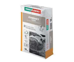 Parexlanko - Ciment Blanc - Pour tous travaux courants de maçonnerie - Scellements, joints et enduits - Peut être coloré - 10kg