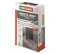 Parexlanko - Colle et Joint - Spécial Douche à l'Italienne et Piscine - Blanc - Joints de 1 à 15 mm - 25 kg