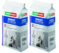 PAREXLANKO Enduit de lissage et de surfaçage murs intérieurs et plafond. 2,5Kg (Lot de 2)