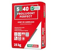 PAREXLANKO - Joint de carrelage - 5040 PROLIJOINT PERFECT - Spécial grand rendement (CG1) - Finition gros grain - Joint de 3 à 15mm - Intérieur et extérieur - Perle - Sac de 25kg
