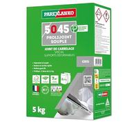 PAREXLANKO - Joint de carrelage - 5045 PROLIJOINT SOUPLE - Gris - 5kg | Joint 2 à 12 mm - Hydrofugé - Supports déformables - Compatible plancher chauffant, terrasses et façades