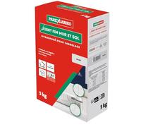 PAREXLANKO - Joint Fin Mur et Sol - Brume - Joint en Poudre Hydrofugé pour Carrelage (1 à 6 mm) - Intérieur - Adapté aux Pièces Humides - 5 kg